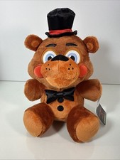 Jazwares Five Nights At Freddy's FNAF Toy Freddy 8" Plush Glow GITD Eyes