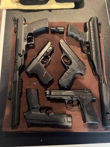 Pellet/BB Gun Lot - Crosman 2240, Benjamin Trail NP ii, Hatsan Mod 25 QE & more!