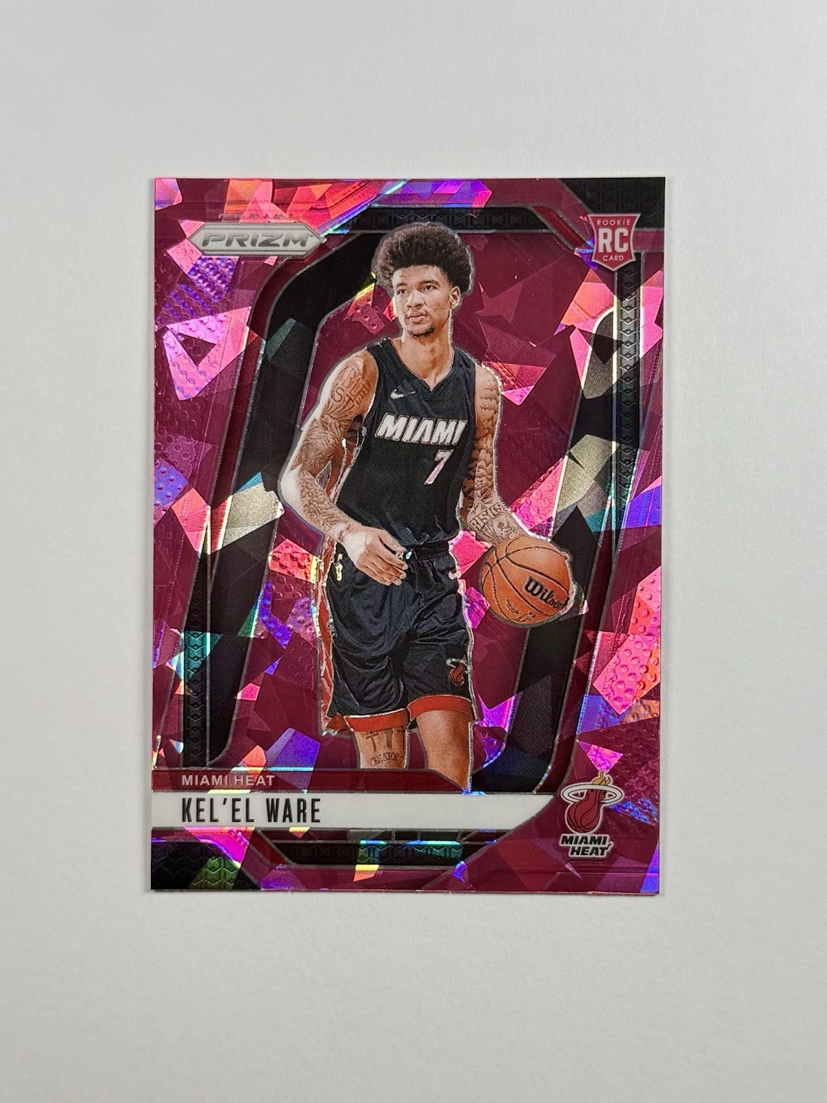 2024-25 Panini Prizm - Kel'el Ware #248 Pink Ice Prizm (RC)