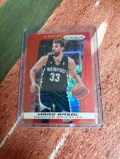 2013-14 Marc Gasol Panini Prizm RED HOLO Target Parallel #127 - Grizzlies