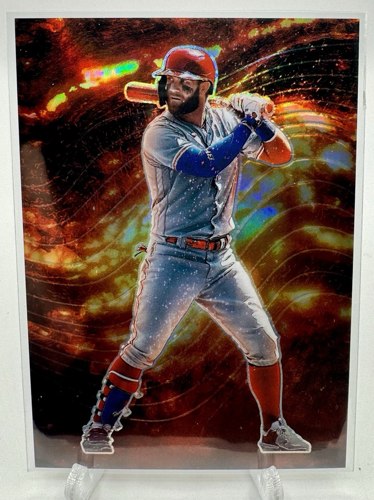 2022 Panini Prizm Lava Flow Bryce Harper SSP Case Hit #LF-2