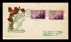 DR JIM STAMPS US COVER MOTHERS DAY 20TH ANNIVERSARY FDC COMBO SCOTT 737 738