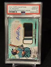 2022 Topps Inception Cal Raleigh IAP-CR  RC Patch Auto /50 RC PSA 10 🔥🔥
