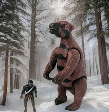 Tyco Ice Age Giant Ground Sloth with Ulk Dino Riders Caveman Neanderthal Figure