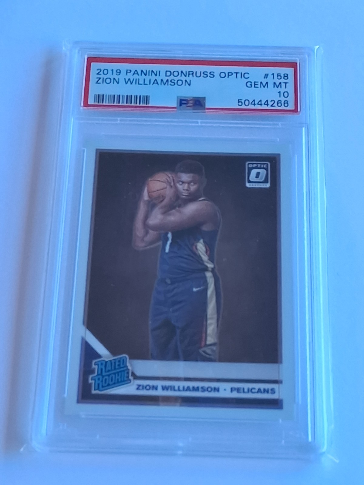 2019-20 Panini Donruss Optic - Rated Rookie Zion Williamson #158 (RC)