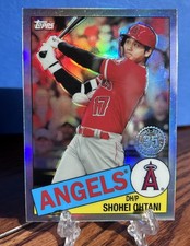 2020 Topps Chrome #85TC-7 Shohei Ohtani 1985 Topps Baseball Refractor