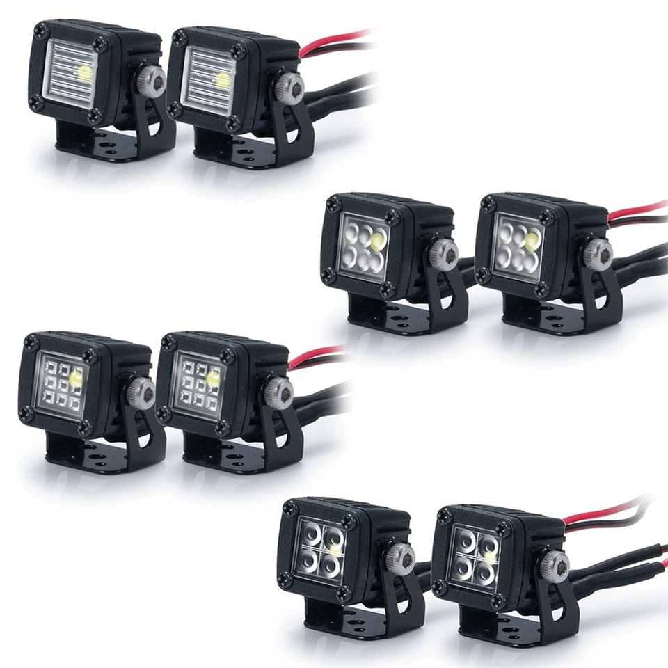 LED-Leuchten  Scheinwerfer für 1/10 RC Crawler Car TRX4  SCX10 907883 - Bild 2 von 4