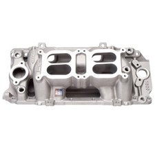 Edelbrock For Manifold Dual Quad Rpm Air Gap Bb Chevy Oval Port