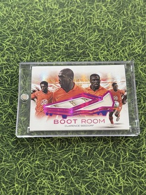 Clarence Seedorf Game Worn Boots Patch /5 Futera 2026 Incredible Boot Room