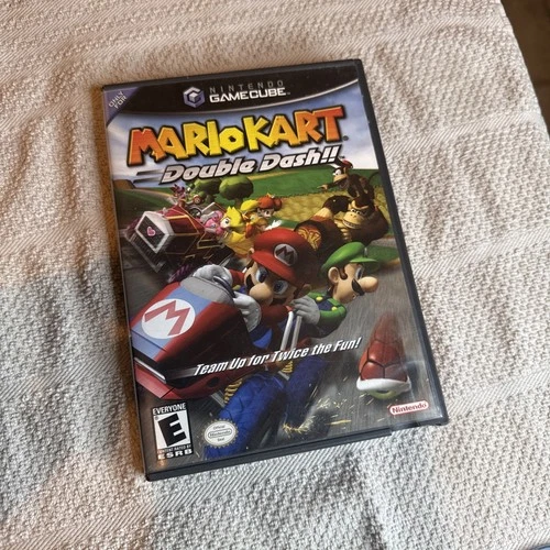 Mario Kart Double Dash Nintendo GameCube Complete CIB W/ Manual Black Label GC