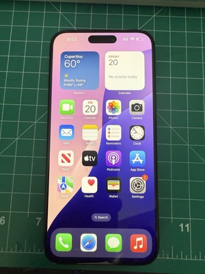 iPhone 15 Pro Max 1TB Blue Titanium Apple T-Mobile Smart Phone New 100% Battery