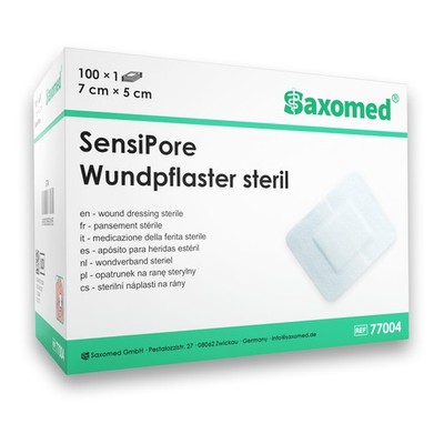 SensiPore Wundpflaster steril Wundverband sensitiv Pflaster latexfrei 100/50 St.