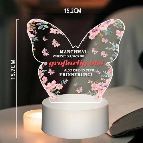 Geschenke für Frauen Freundin Schwester Tochter LED Nachtlicht Geburtstagsges... - Bild 4 von 8