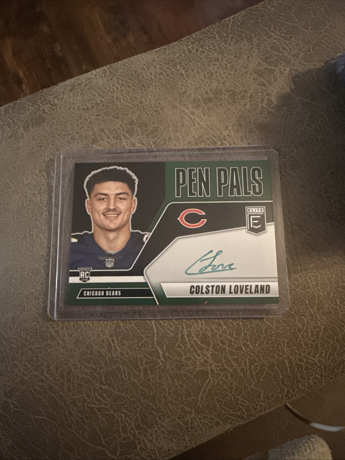 2025 donruss elite Pen Pals Green Ink Auto RC Colston Loveland