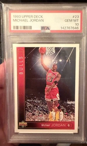 1992-93 Upper Deck McDonald's Michael Jordan #23 Bulls PSA 10 Gem Mint