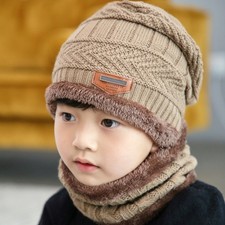 Men's Fleece-lined Casual Knit Hat