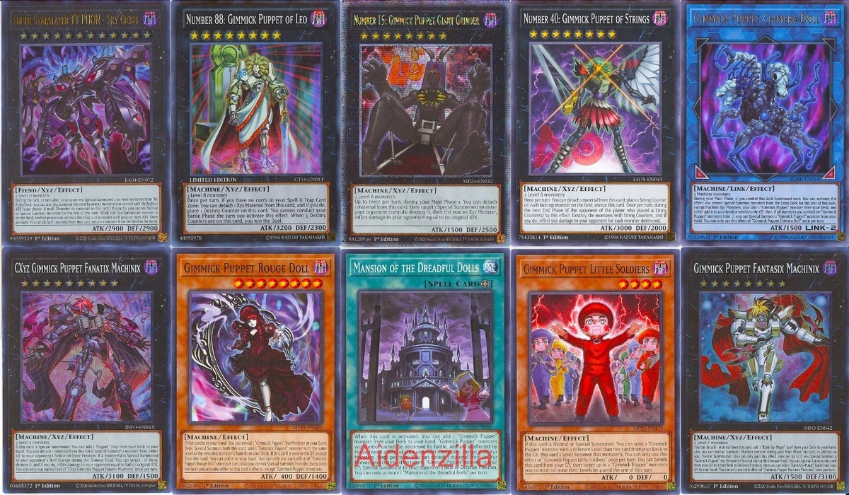 Yugioh Gimmick Puppet Deck - Hunter Dark Strings Dreary Condolence Leo