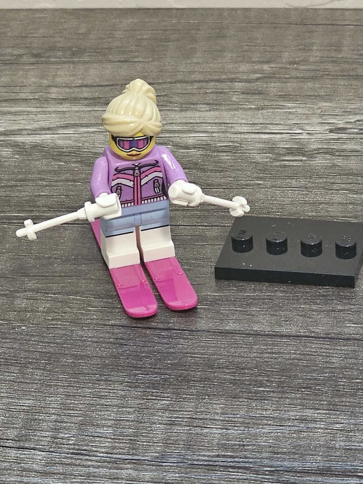 LEGO CMF Serie 8 Minifiguras Coleccionables 8833 - Esquiador de Descenso (RETIRADO) AY Foto 2 de 4