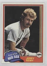 1981 Topps Jerry Remy #549 0x1e