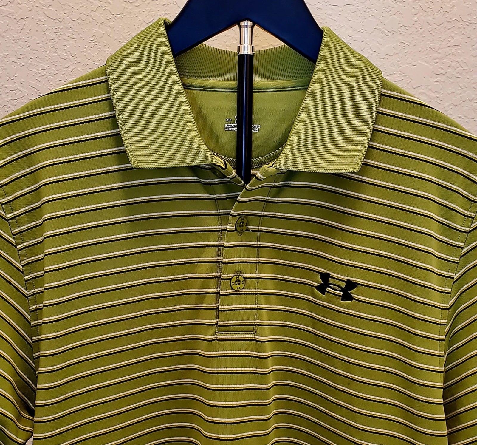 UNDER ARMOUR MENS POLO SHIRT-SHORT SLEEVE-SIZE M thumbnail 2