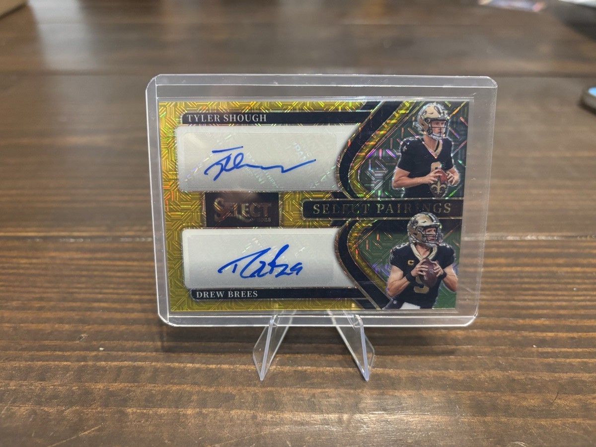 Tyler gla グラスノー gold label RC サイン 2025 Select Gold Dual Auto Select Pairings 4/10 Tyler Shough And