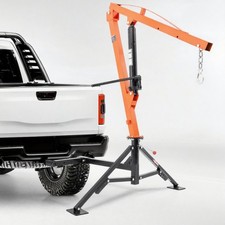 Vevor Hydraulic Pickup Truck Crane Hoist Crane 1000 Lbs 360 Swivel Hoist Lift
