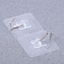 5 Pcs Multipurpose Suction Hooks Clear Cup Hanger Heavy Duty Rack