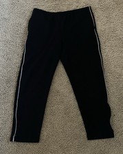Vintage 1990s Nike Track Jogger Pants Embroidered Swoosh Youth XL White Tag