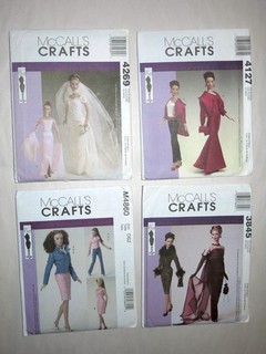 Lot McCalls Clothing Patterns for 16" Tyler Wentworth Fashion Dolls & Similar