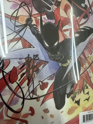 Deadpool/Batman # 1 CGC 8.5 SS Peach Momoko Variant Cover signed
