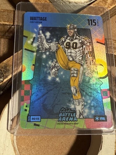 2026 Bo Jackson Battle Arena 1st Edition Wattage T.J. Watt 80\'s Rad Steel #616
