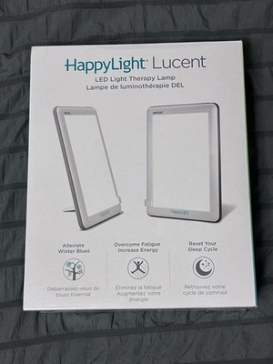 New Verilux HappyLight Lucent VT22WW3 10,000 Lux LED Therapy Lamp SAD Mood Sleep