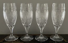 Set of 4 Mikasa Crystal ITALIAN COUNTRYSIDE 8 1/2" Iced Tea Goblets EXCELLENT