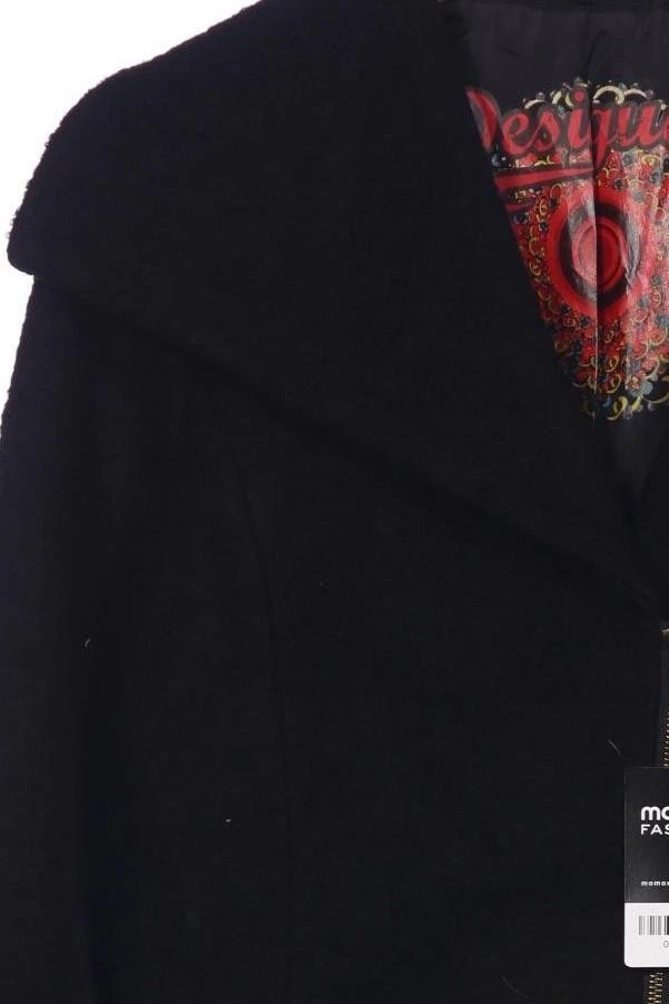 Desigual Mantel Damen Jacke Parka Gr. 38 Wolle Schwarz #8cfogag