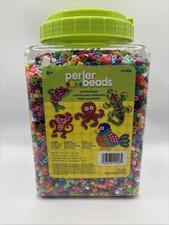 Perler Beads Bulk Assorted Fuse Activity Beads Kids Crafts: 22,000 Pieces Tub