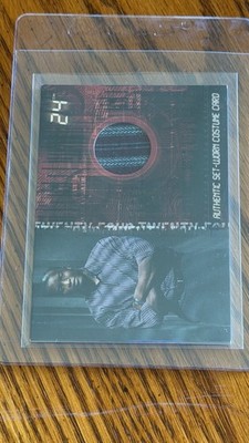 2007 Artbox 24 Twenty Four Season 4 Expansion Costumes #C6 Curtis Manning /275