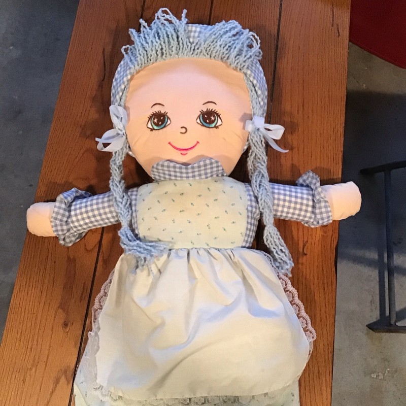 Jackie & Kammie Rag Doll 27” Vintage USED (BL4-3)