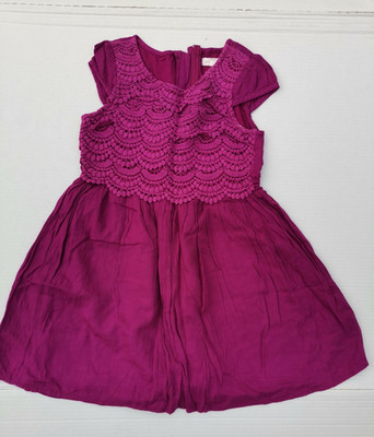 Kürbis Patch Kleid Party Baumwolle Himbeer Rosa Sommer Kinder Mädchen Größe 8 Jahre