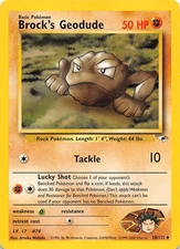 Brock's Geodude (38) 038/132 Gym Heroes Pokemon