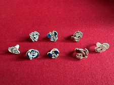 1970, Walt Disney, 8 Plastic Ring Set  Scarce / Vintage Mickey Mouse