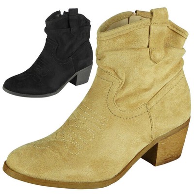 comfy heeled boots