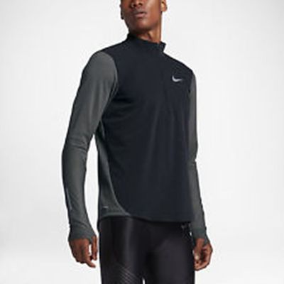 nike men's hybrid half zip top
