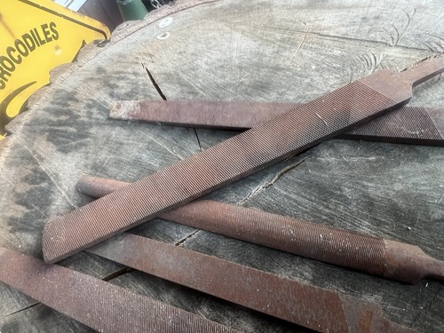 Vintage Lot of 5, 15.5 To 19” Rasp File Lot, Dustin And Unmarked - Picture 6 of 10