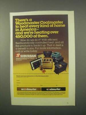 1981 Suburban Woodmaster/Coalmaster Stoves Ad | eBay