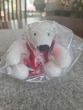 Coca Cola Small Polar Bear Red Scarf Plush Toy 4 Collectible