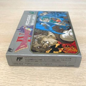 DRAGON QUEST IV 4 Nintendo Famicom Catalog Flyer Leaflet Paper Poster with BOX