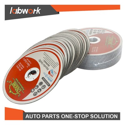 Labwork 25/50/100 Pack 4'',4.5'',5'',6'',7'' Cut off Wheel - Metal & Stainless Steel