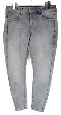 G-STAR Lynn Mid Skinny Jeans Women's W32/L30 Stretch Fade Effect