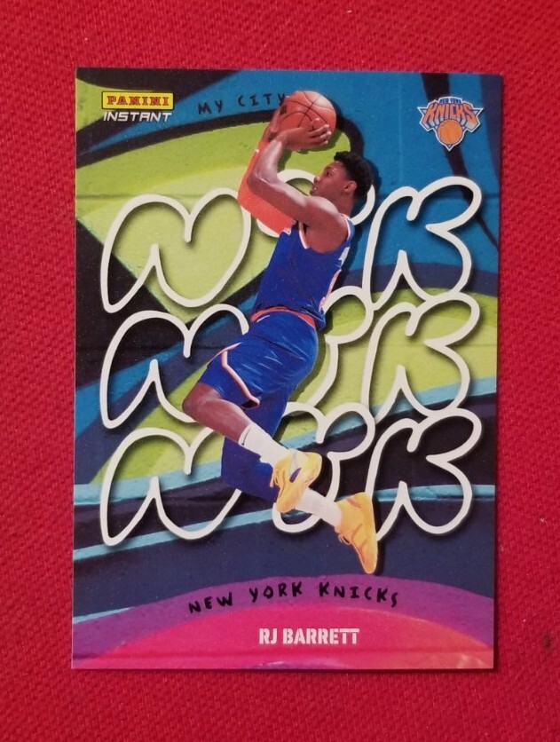 2022-23 Panini Instant RJ Barrett My City #MY-13 SP /1485 New York Knicks