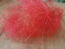 Bastelbedarf Flachshaar rot Sisal Feenhaar Hanf Floristik Geschenk Gestalten 5 g